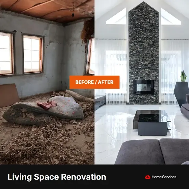 Home services: the same post generated at 1:1