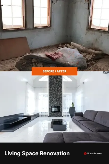 Home services: the same post generated at 2:3