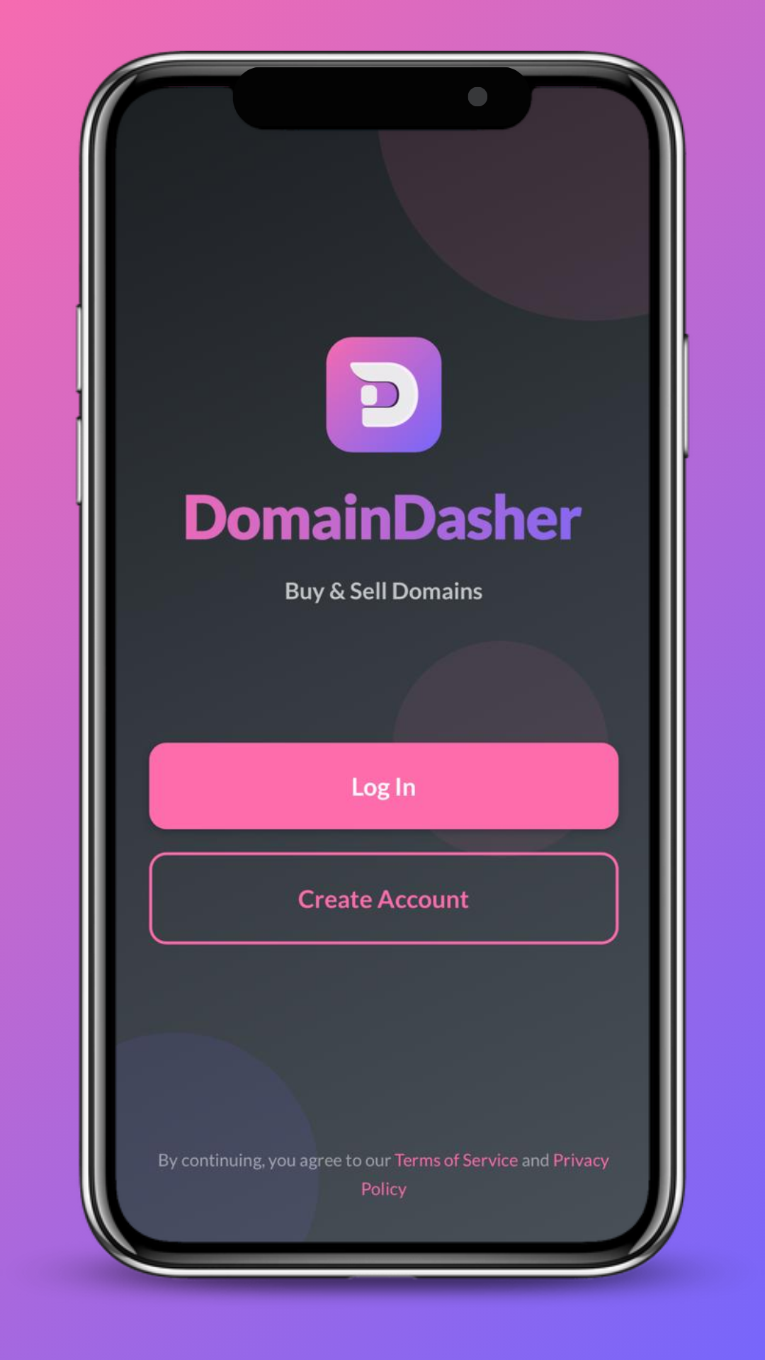 DomainDasher App Login