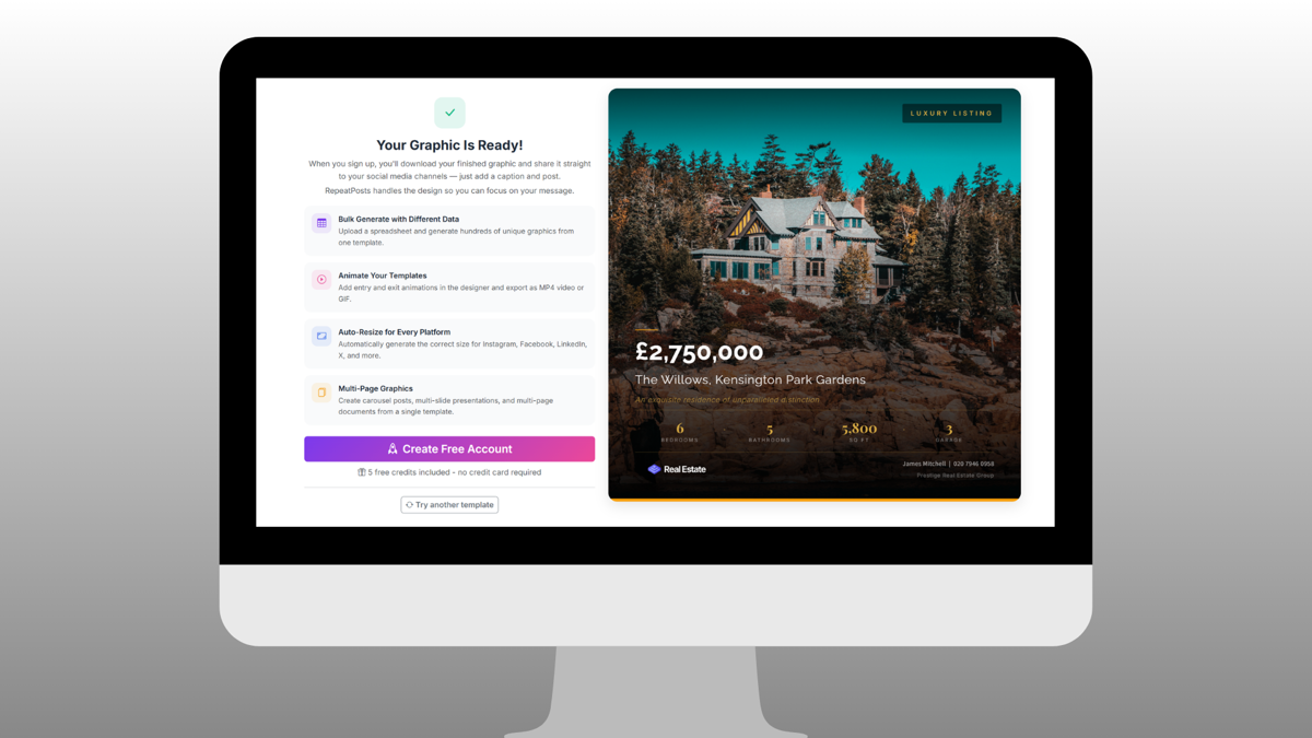 RepeatPosts.com Demo 4/4