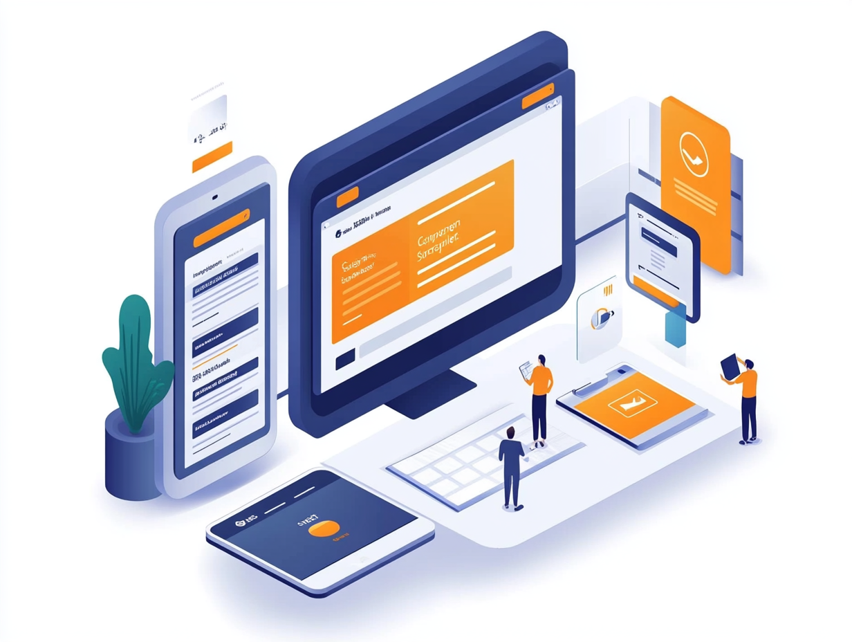 Customer portal illustration