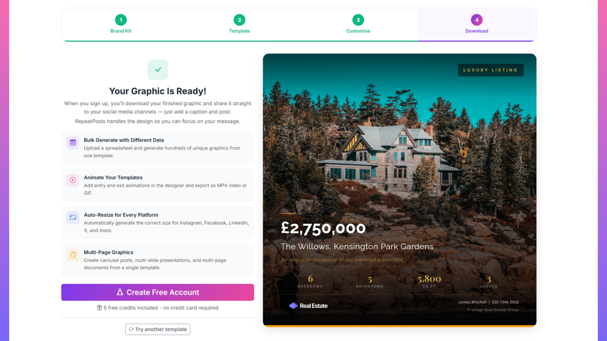 RepeatPosts.com Demo 4/4